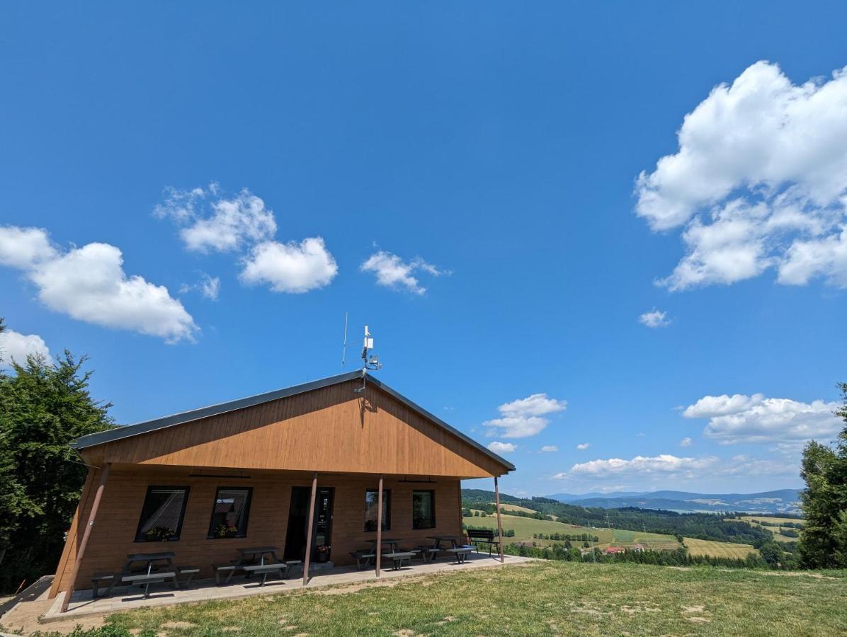 Restaurace A Penzion Gansberg Cotkytle Buitenkant foto