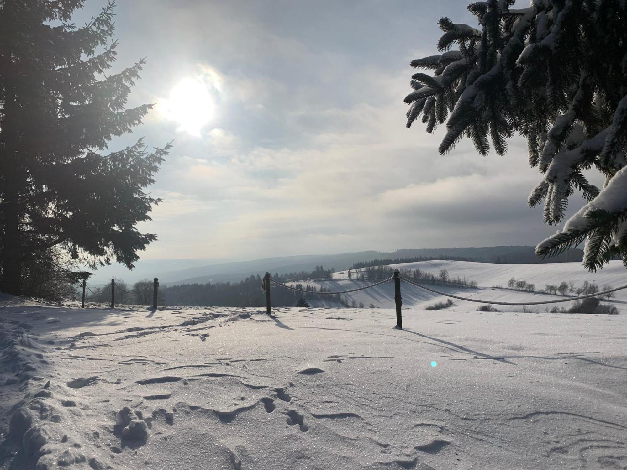 Restaurace A Penzion Gansberg Cotkytle Buitenkant foto